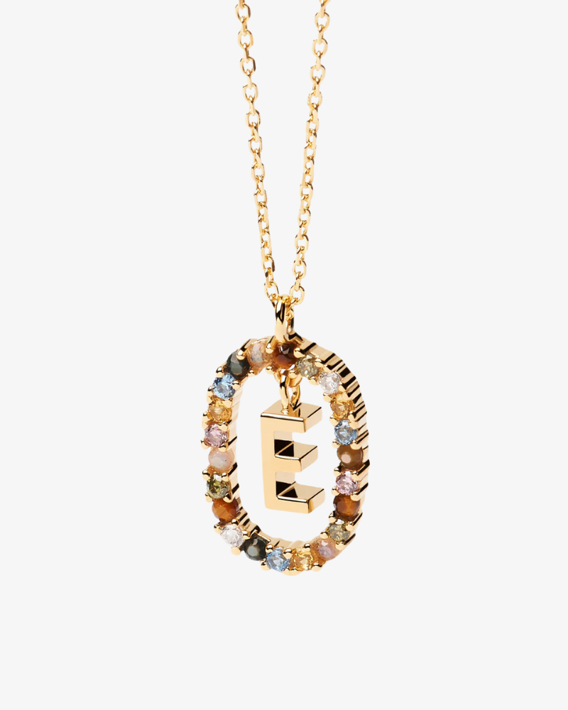 Crystal Letter Necklace