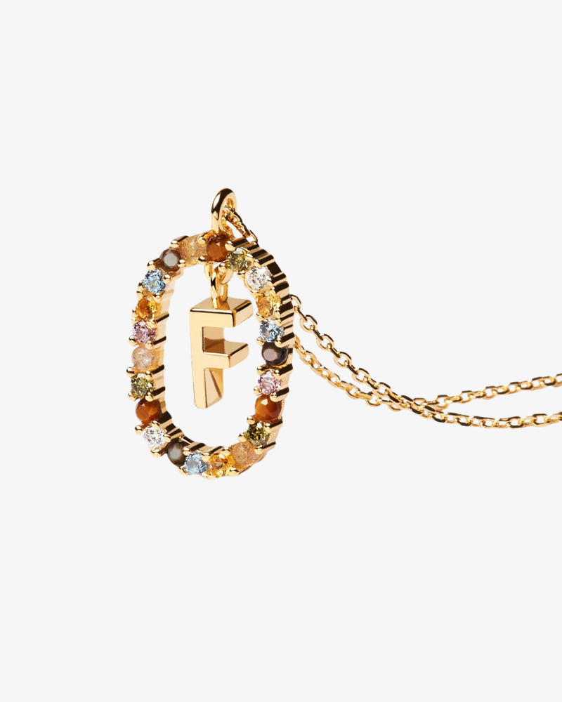 Crystal Letter Necklace