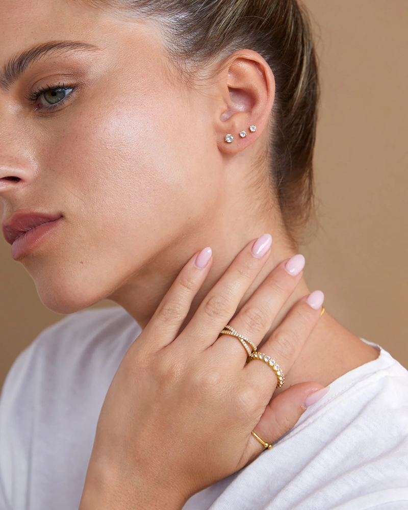 Cubic Flatback Studs