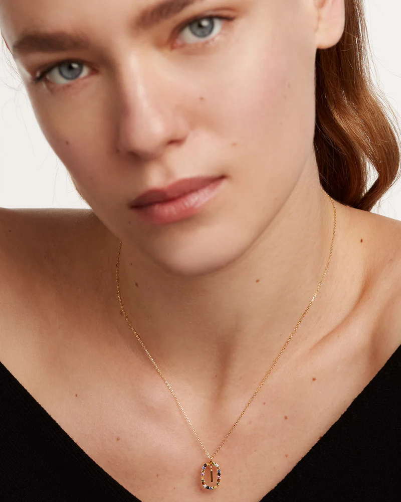 Crystal Letter Necklace