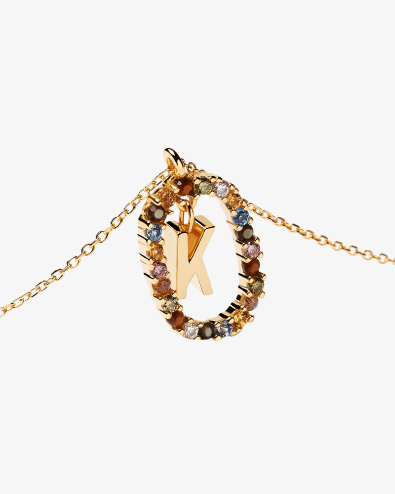 Crystal Letter Necklace
