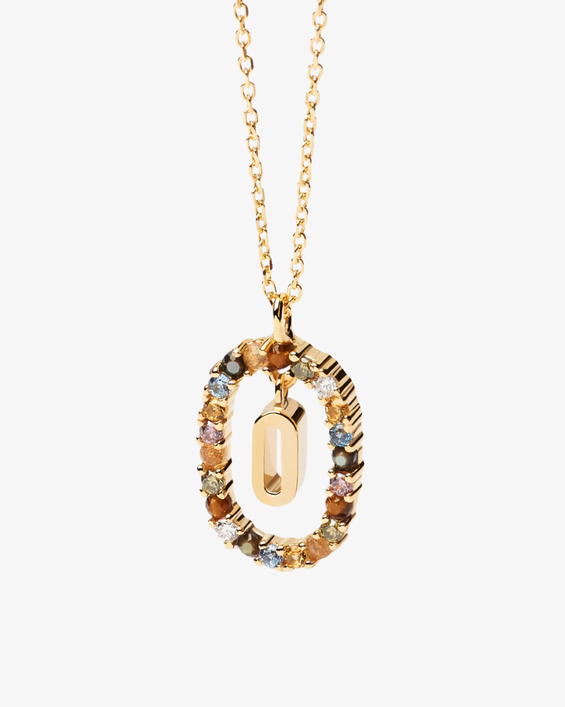 Crystal Letter Necklace