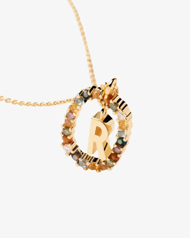 Crystal Letter Necklace