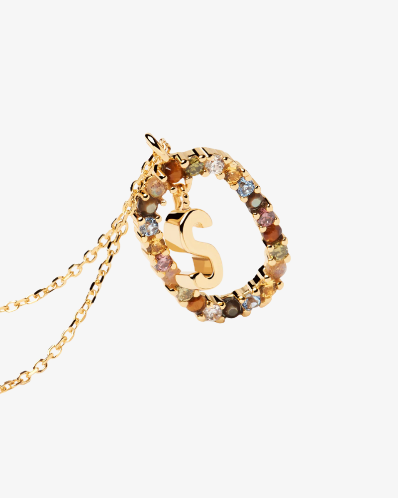 Crystal Letter Necklace