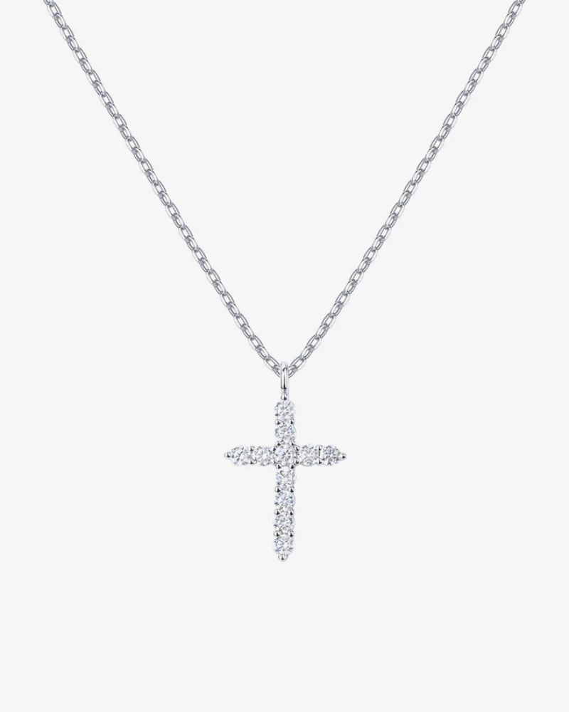 Zirconia Cross Necklace